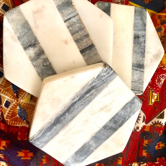 Marble Coasters - Picture 2 of 2